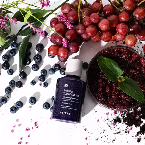 Сплэш-маска омолаживающая  Blithe «Омолаживающие ягоды» Patting Splash Mask Purple, 70 мл
