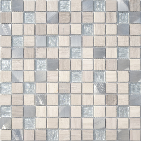 Мозаика LeeDo: Silver Flax 29,8х29,8x0,4 см (чип 23x23x4 мм)