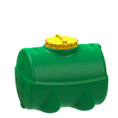 Емкость Пласт Инжиниринг цилиндрическая 300 л. горизонтальный (855x750x770см;зеленый) - арт.560105