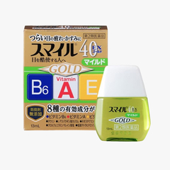 Японски Капли для глаз Lion Smile 40 EX Gold Mild, 13 мл