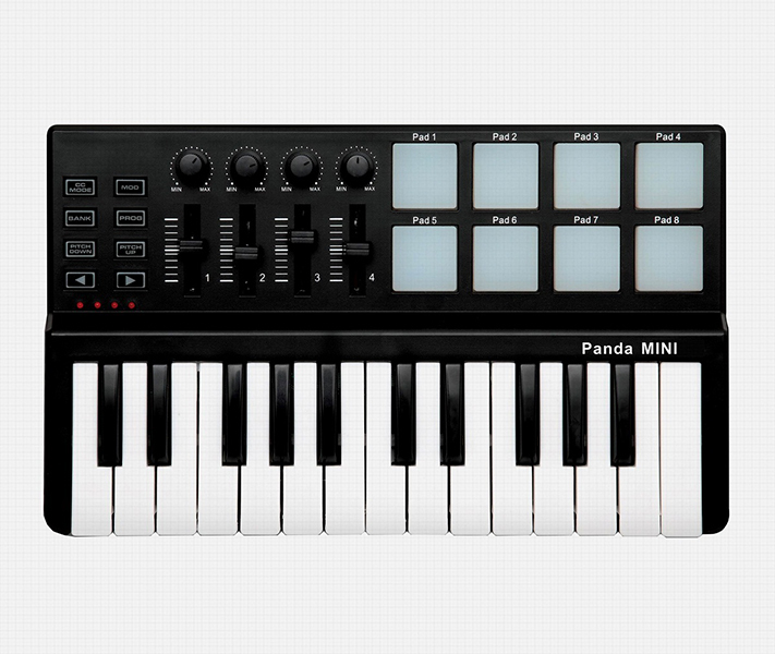 Midi клавиатура 25. Midi-клавиатура worlde panda mini. midi-клавиатура worlde panda 25. pandaminic midi-контроллер, 25 клавиш, laudio. midi-клавиатура worlde panda 61.