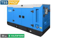 Дизельный генератор ТСС АД-30С-Т400-1РКМ7 в шумозащитном кожухе (30 кВт)