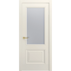 Купить Межкомнатная дверь эмаль Версаль-1Ф RAL 9010 остеклённая