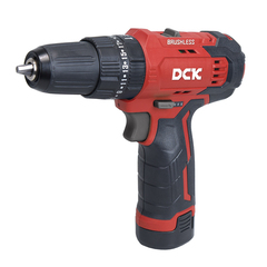 Дрель-шуруповерт аккум бесщеточная ударная DCK KDJZ23-10i, 10,8в., 35Нм, 2*2А/ч кейс