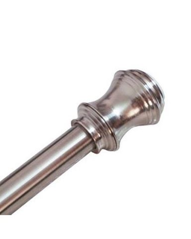 Карниз для ванной 110-200см Blonder Home Ordinary Chrome