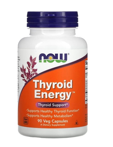 Now Foods Thyroid Energy, 90 растительных капсул