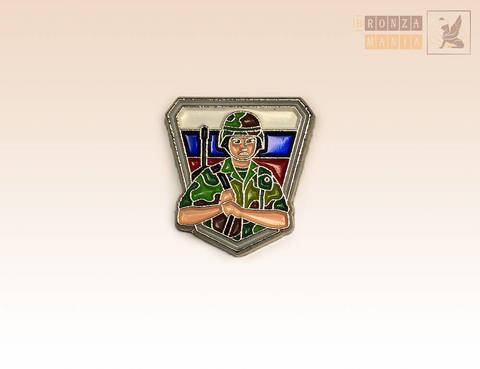 значок Военный