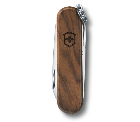 Нож-брелок Victorinox Classic Wood, 58 мм, 5 функций, коричневый (0.6221.63)