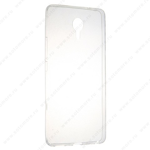 Накладка силиконовая ультра-тонкая для Meizu Max прозрачная