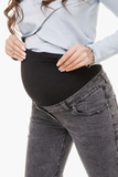 Джинсы для беременных (BOYFRIEND) 13232 Ч.К.черный