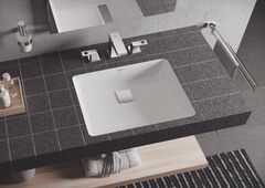 Раковина встраиваемая снизу Grohe cube ceramic 50 с переливом  3948000H