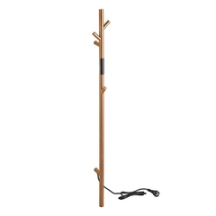 Bemeta 704154015 Электрический полотенцесушитель, прут, 30W, нержавеющая сталь, матовая, золотая медь фото