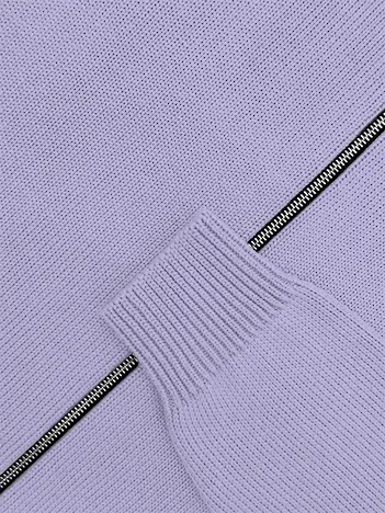 Толстовка на замке из шелка