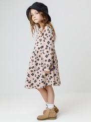 платье  для девочки  КР 5952/бежевый 1305 Н085 к613