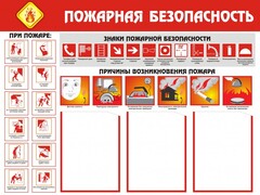 Информационный стенд "Пожарная безопасность"