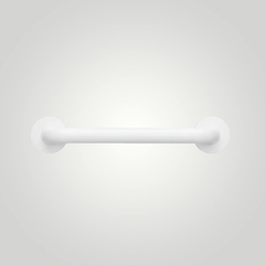 Поручень прямой 800 мм нерж. сталь NOFER 15054.80.F белый