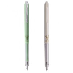 
          Ручка гелевая Alingar "Белый олень", 0,5 мм, черная, автоматическая, игольчатый наконечник, круглый цветной пластиковый корпус, карт. уп.