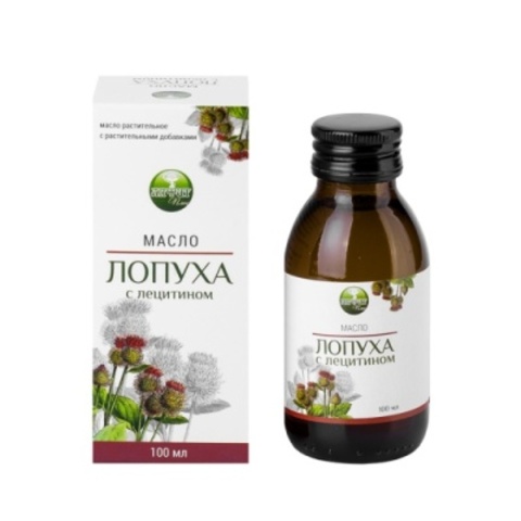 Масло Лопуха с лецитином, 100 мл., Алфит Плюс