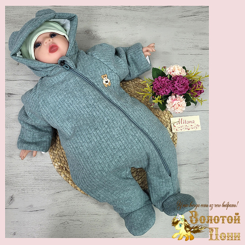 Комбинезон на синтепоне детский (62-80) 260113-Q4117