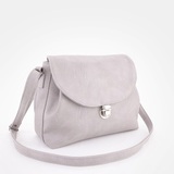 Сумка Саломея 1074 итальянский светло-серый