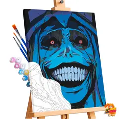 Картина по номерам Поднятие уровня в одиночку Сон Джин-Ву