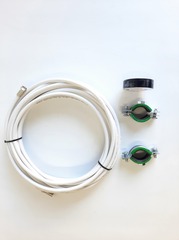 КОМПЛЕКТ ТРИАДА-3465: ТВ АНТЕННА НАРУЖНАЯ ЦТФРОВАЯ ТРИАДА-3460 С КРОНШТЕЙНОМ И КАБЕЛЕМ