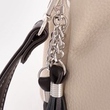 Сумка Саломея 607 леар бежевый + шоколад