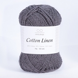 Пряжа Infinity Cotton Linen 5870 темно-серый