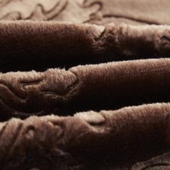 Плед велсофт DARVIN, темно-коричневый, фото 3