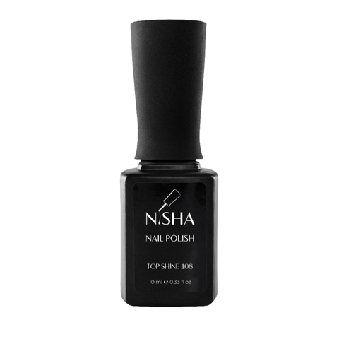 Верхнее покрытие без липкого слоя Nisha Top Shine 10ml 108