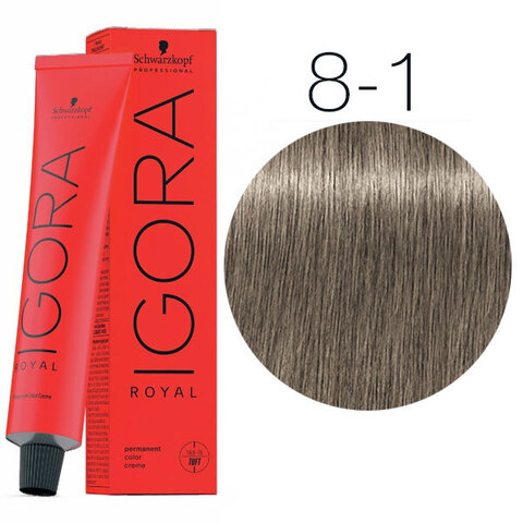 Schwarzkopf Igora Royal New 8-1 (Светлый русый сандрэ) - Краска для волос