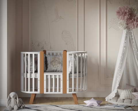 Детская кроватка Verona 11

в 1 белый/бук