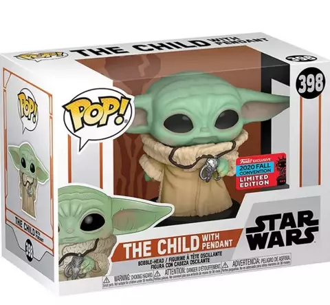 Funko POP! Star Wars. The Mandalorian: The Child with Pendant (Funkon 2020 Exc) (398)