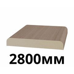 Наличник прибивной 70х10х2800мм экошпон Ясень темный