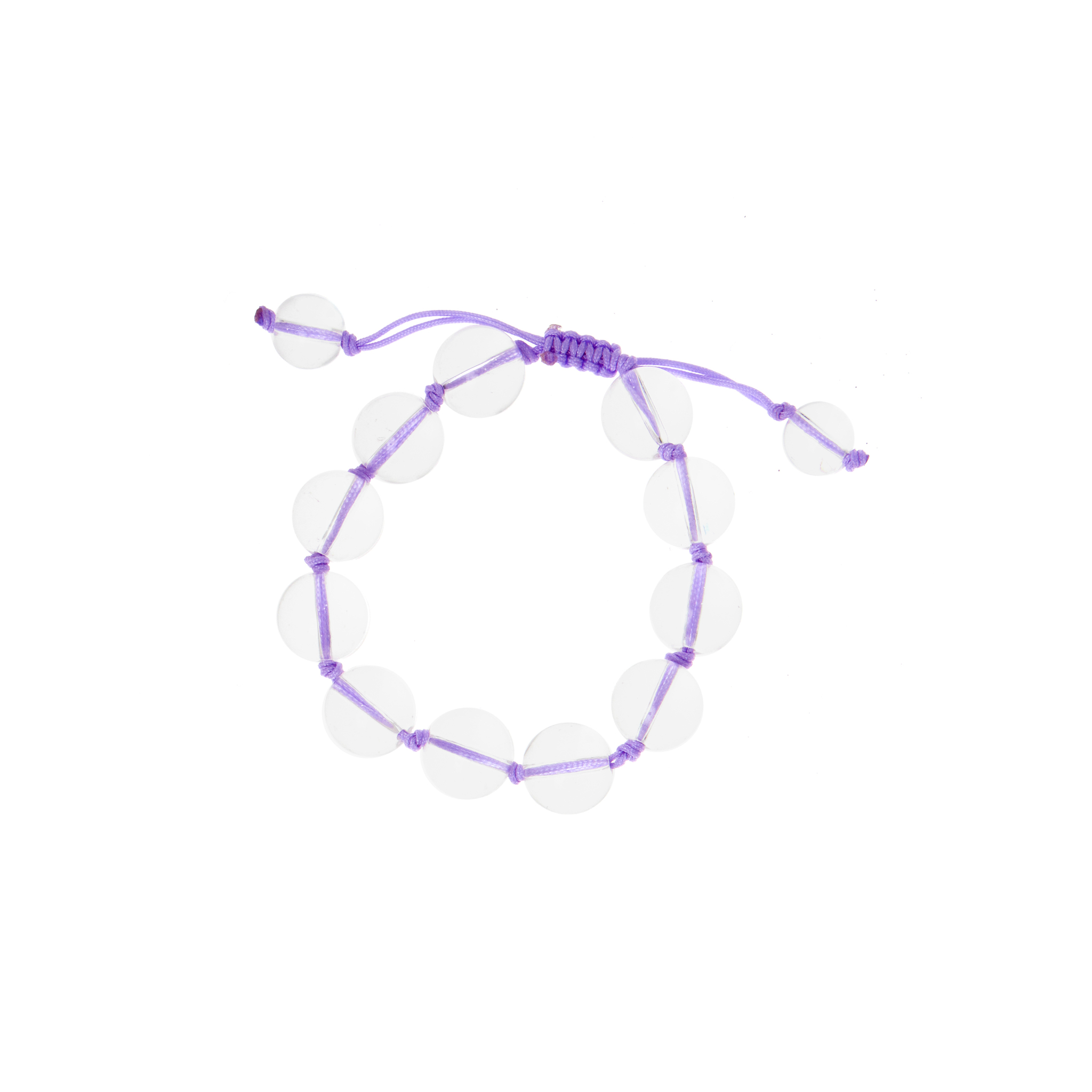 HOLLY JUNE Браслет Crystal Clear Bracelet – Violet holly june браслет your lucky bracelet
