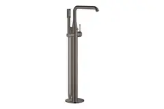 GROHE Essence 25248A01 Внешняя часть смесителя для ванны напольного монтажа, темный графит глянец фото
