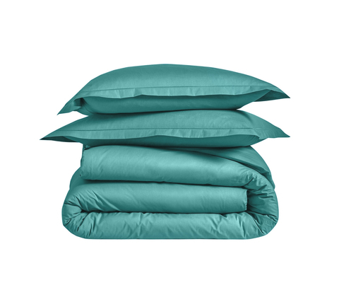 Постельное белье 2 спальное евро Blanc des Vosges Plain Celadon