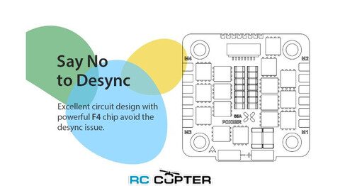 ESC регулятор мотора Foxeer Reaper F4 128K 65A BL32 4in1 3-8S