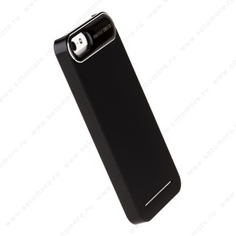 Накладка REMAX для iPhone SE/ 5s/ 5C/ 5 с силиконовой наклейкой черная