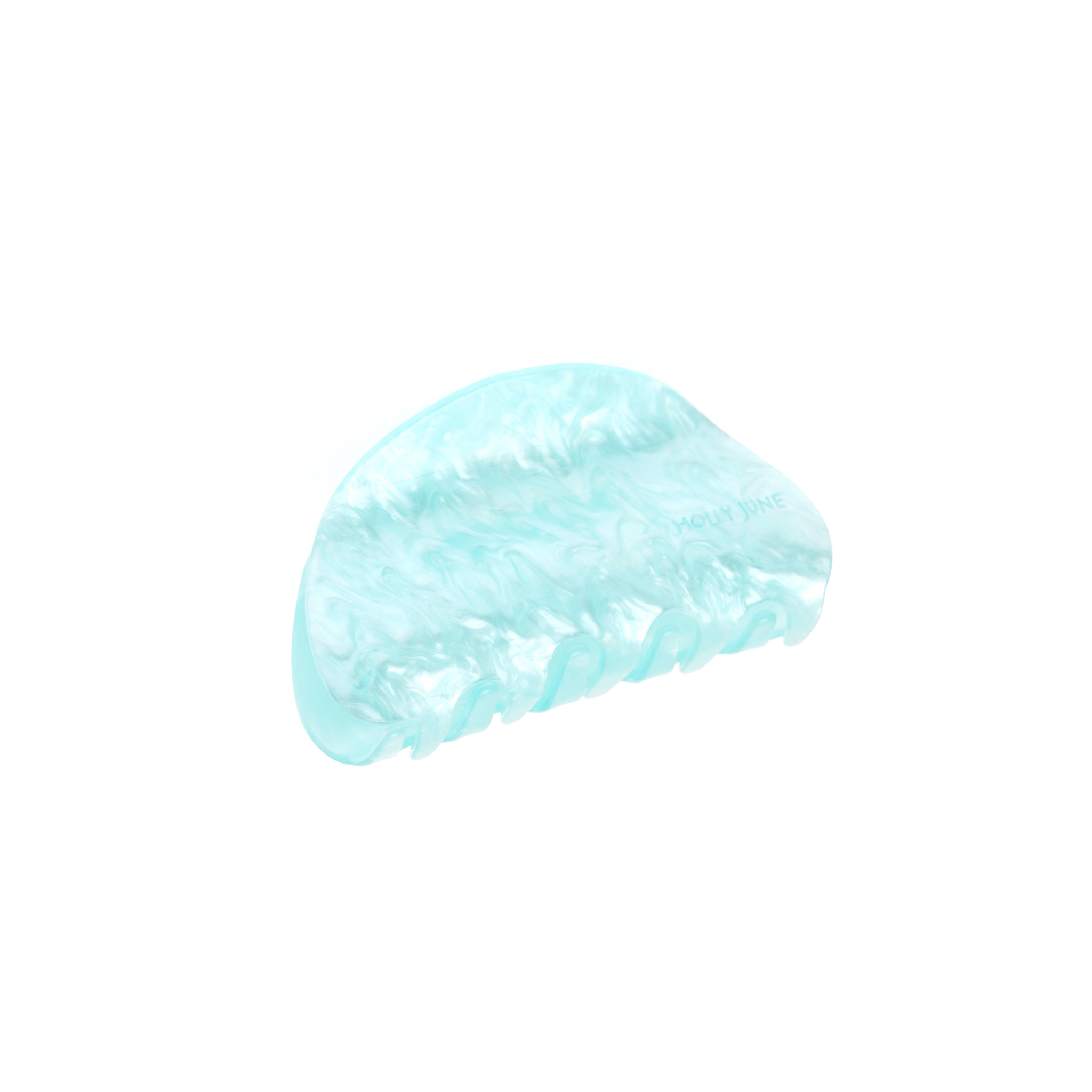 HOLLY JUNE Крабик Delicate Nacre Hair Claw – Blue holly june крабик cloudy hair claw – moonlight blue