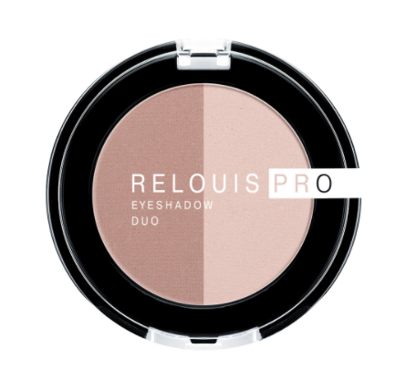 RELOUIS Тени Pro Eyeshadow DUO двойные тон 101