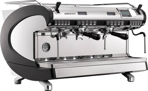 Рожковая кофемашина Nuova Simonelli Aurelia WAVE T3 2Gr 380V black+Autopurge+Easy Cream+high groups (151238)