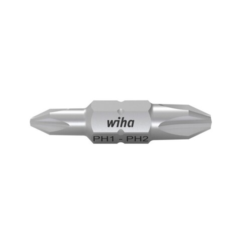 Бита двухсторонняя Doppelbit PH1/PH2 30мм Wiha 7411Z 43861