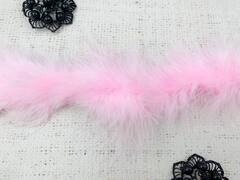 Боа "Пух марабу", дл. 1,8 м., ш. 10 см, 21-30 гр, розовый