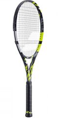 Теннисная ракетка Babolat Pure Aero+ - grey/yellow/white + струны + натяжка в подарок