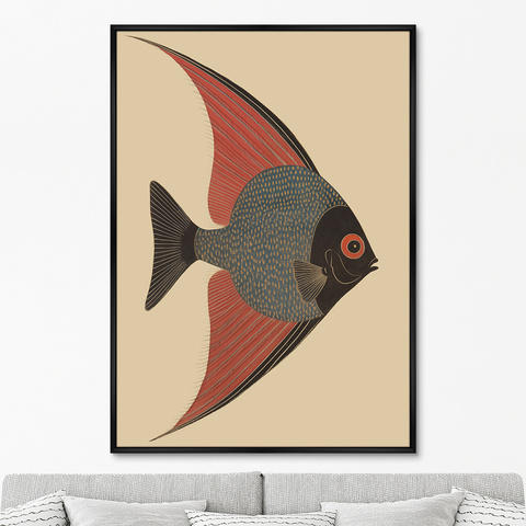 ArtNoMore - Репродукция картины на холсте Angel Fish, No 1, 2024г.