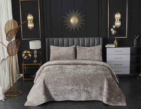 Покрывало 160x220 Sofi De MarkO Фернанд бежевое