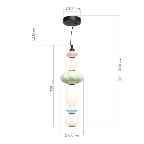 Светильник подвесной ST Luce Florentini SL6134.433.01