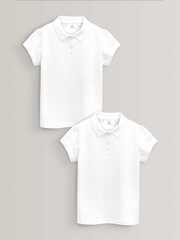 Поло школьное для девочки Next 215-735, 2 шт., Белый