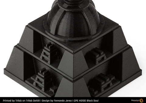 Пластик для 3D-принтера Fillamentum CPE HG100 Black Soul